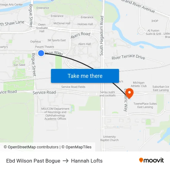 Ebd Wilson Past Bogue to Hannah Lofts map