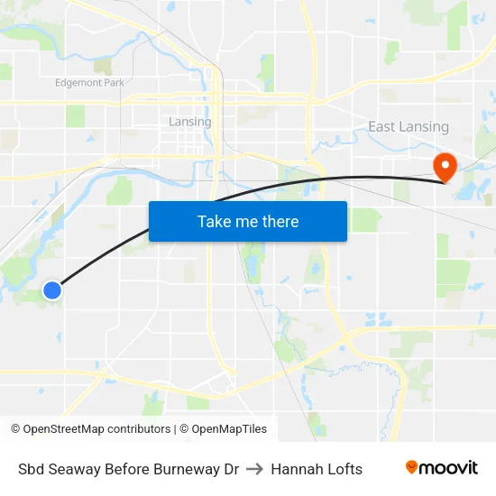 Sbd Seaway Before Burneway Dr to Hannah Lofts map