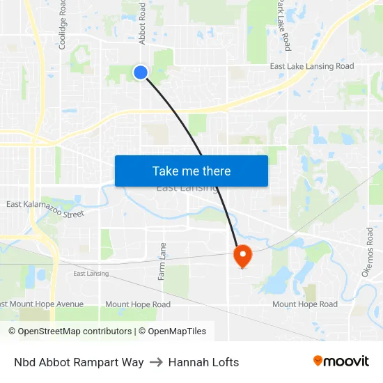 Nbd Abbot Rampart Way to Hannah Lofts map