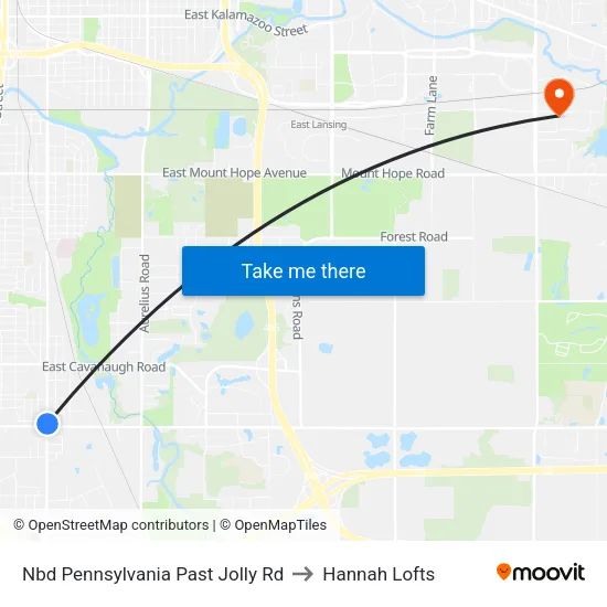 Nbd Pennsylvania Past Jolly Rd to Hannah Lofts map