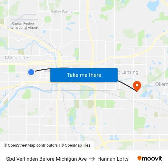 Sbd Verlinden Before Michigan Ave to Hannah Lofts map