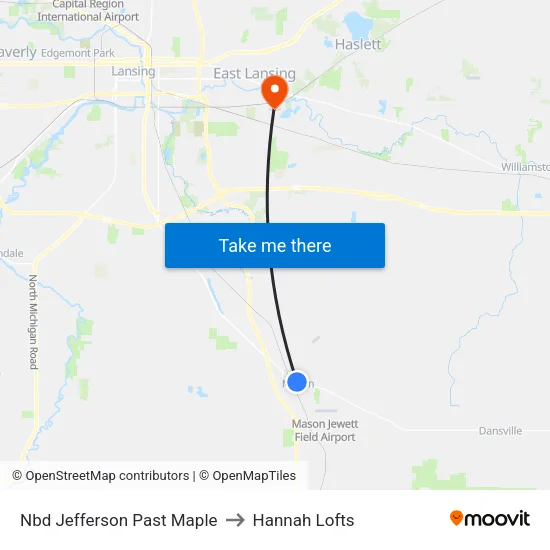 Nbd Jefferson Past Maple to Hannah Lofts map