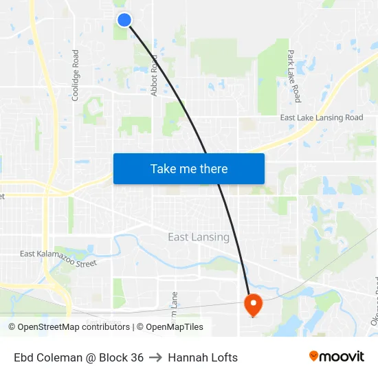 Ebd Coleman @ Block 36 to Hannah Lofts map