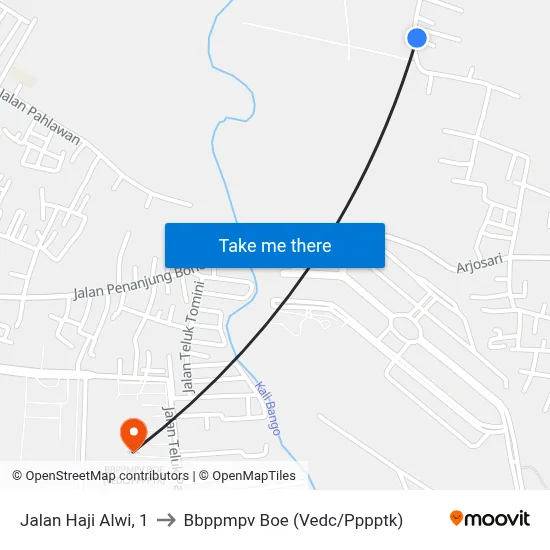 Jalan Haji Alwi, 1 to Bbppmpv Boe (Vedc/Pppptk) map