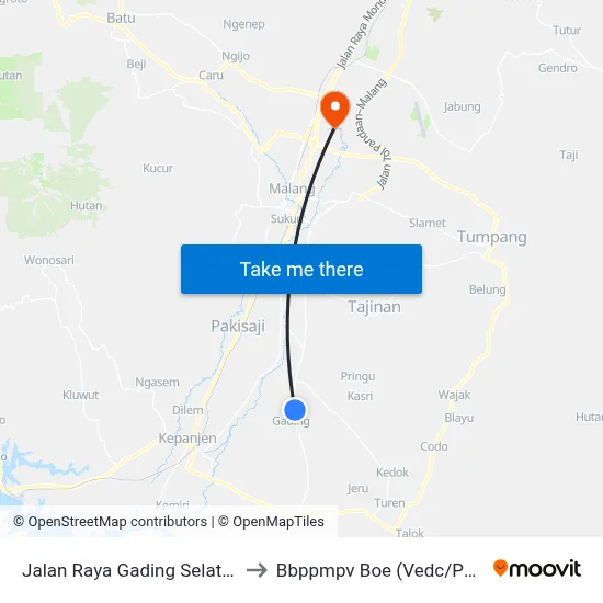 Jalan Raya Gading Selatan, 10 to Bbppmpv Boe (Vedc/Pppptk) map
