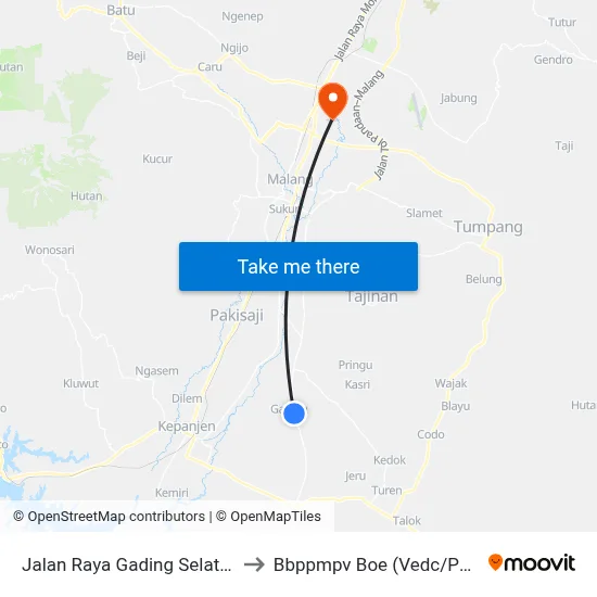 Jalan Raya Gading Selatan, 45 to Bbppmpv Boe (Vedc/Pppptk) map