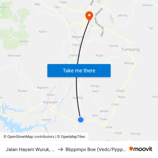 Jalan Hayam Wuruk, 17 to Bbppmpv Boe (Vedc/Pppptk) map