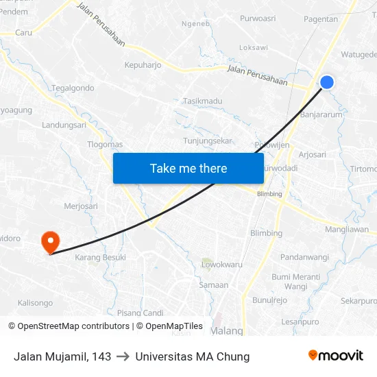 Jalan Mujamil, 143 to Universitas MA Chung map
