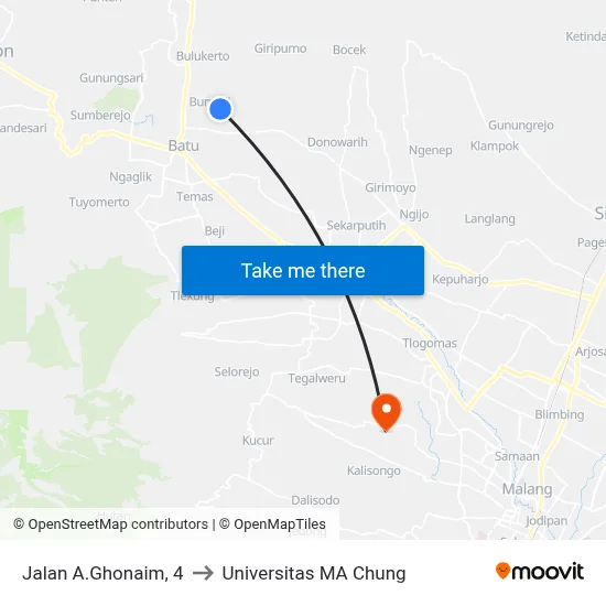 Jalan A.Ghonaim, 4 to Universitas MA Chung map