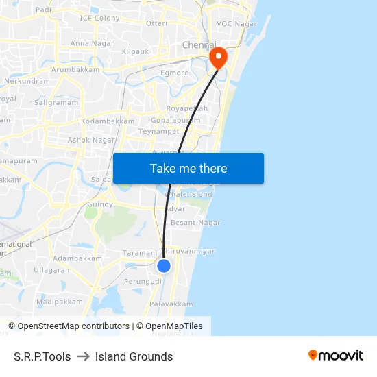 S.R.P.Tools to Island Grounds map