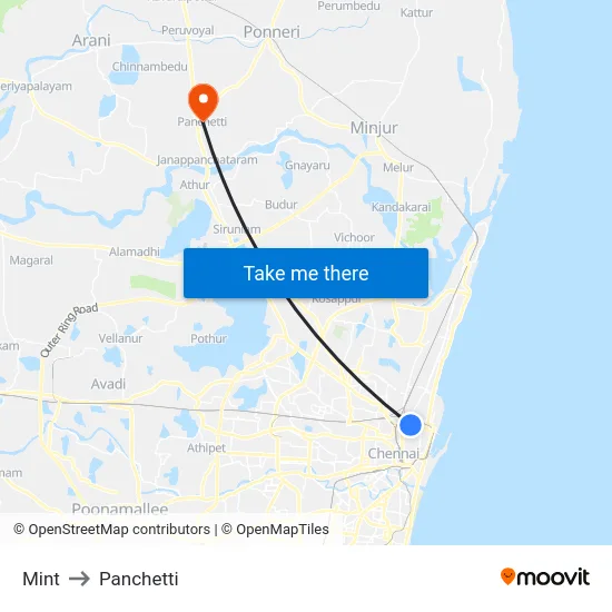 Mint to Panchetti map