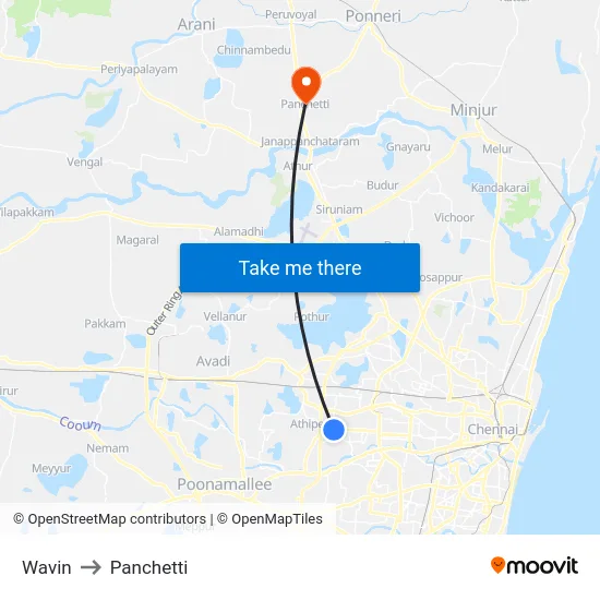 Wavin to Panchetti map