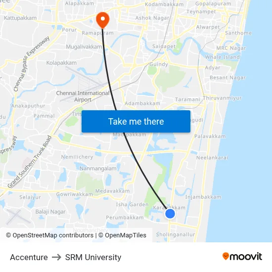 Accenture to SRM University map