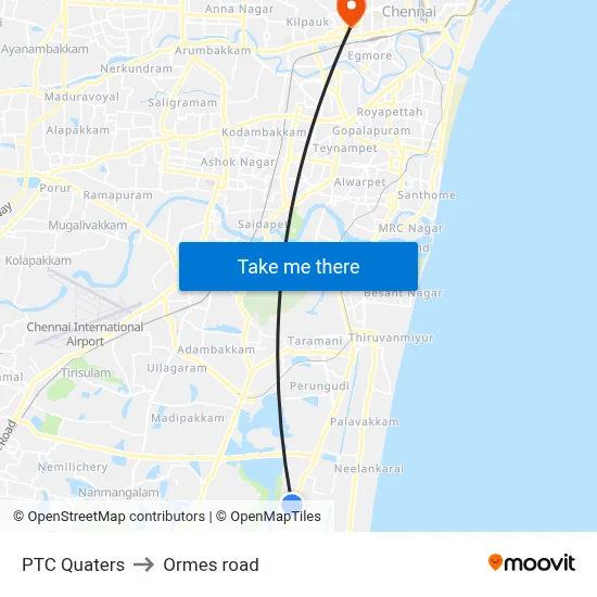PTC Quaters to Ormes road map
