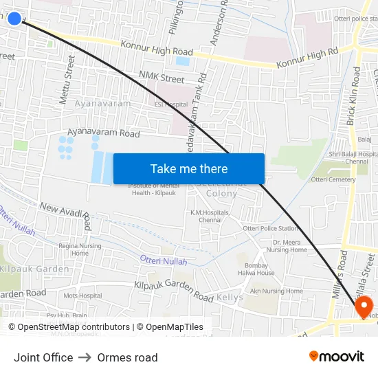 Joint Office to Ormes road map