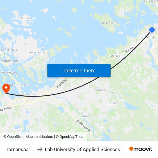 Tornansaarenraitti I to Lab University Of Applied Sciences Skinnarilan Campus map