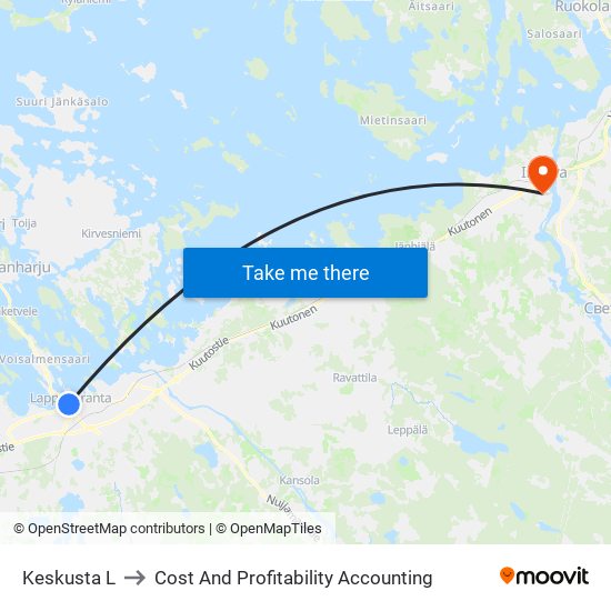 Keskusta L to Cost And Profitability Accounting map