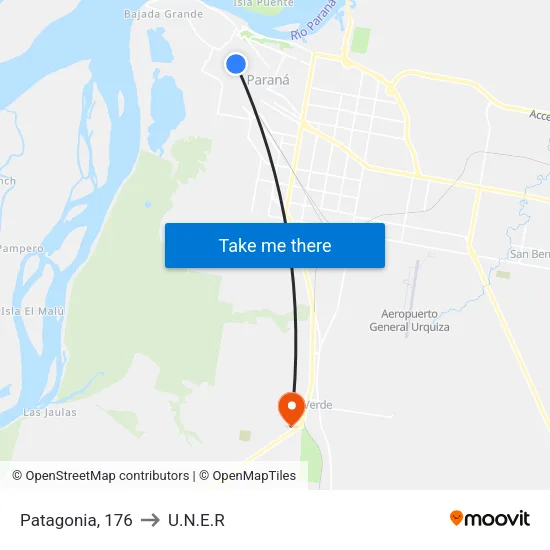 Patagonia, 176 to U.N.E.R map