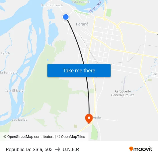 Republic De Siria, 503 to U.N.E.R map