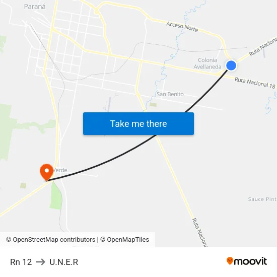 Rn 12 to U.N.E.R map