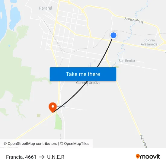 Francia, 4661 to U.N.E.R map