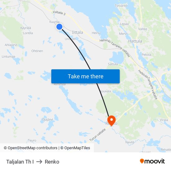 Taljalan Th I to Renko map