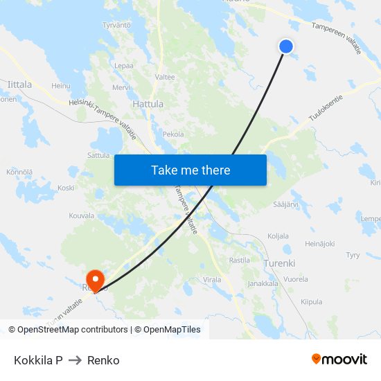 Kokkila P to Renko map