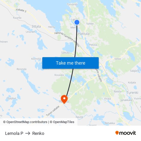 Lemola P to Renko map