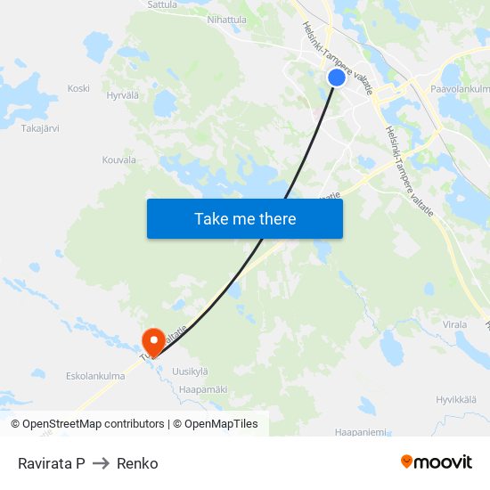 Ravirata P to Renko map