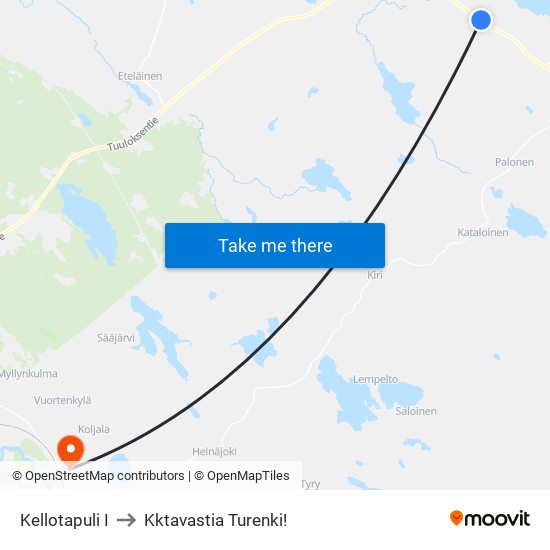 Kellotapuli I to Kktavastia Turenki! map