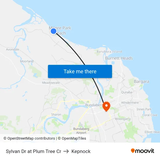 Sylvan Dr at Plum Tree Cr to Kepnock map