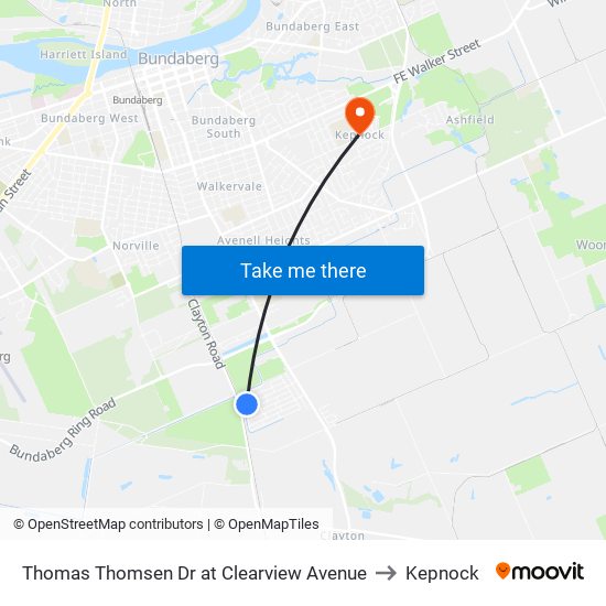 Thomas Thomsen Dr at Clearview Avenue to Kepnock map