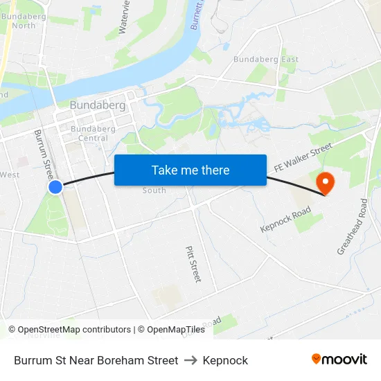 Burrum St Near Boreham Street to Kepnock map
