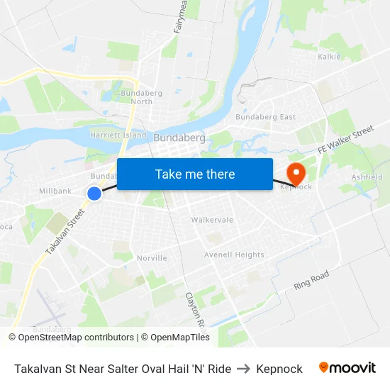 Takalvan St Near Salter Oval Hail 'N' Ride to Kepnock map
