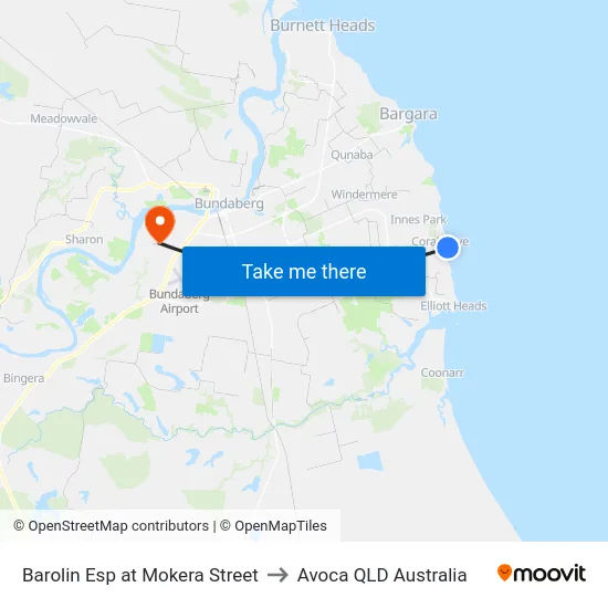 Barolin Esp at Mokera Street to Avoca QLD Australia map