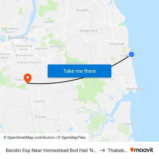 Barolin Esp Near Homestead Bvd Hail 'N' Ride to Thabeban map