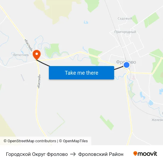 Городской Округ Фролово to Фроловский Район map