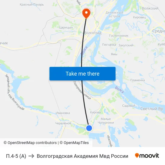 П.4-5 (А) to Волгоградская Академия Мвд России map
