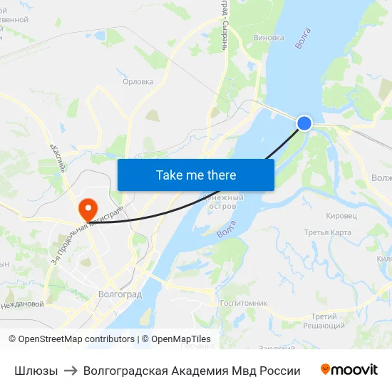 Шлюзы to Волгоградская Академия Мвд России map