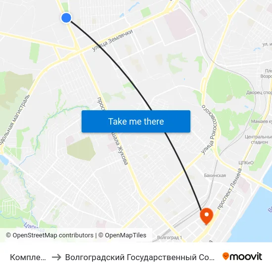 Комплекс Русь (А) to Волгоградский Государственный Социально-Педагогический Университет map