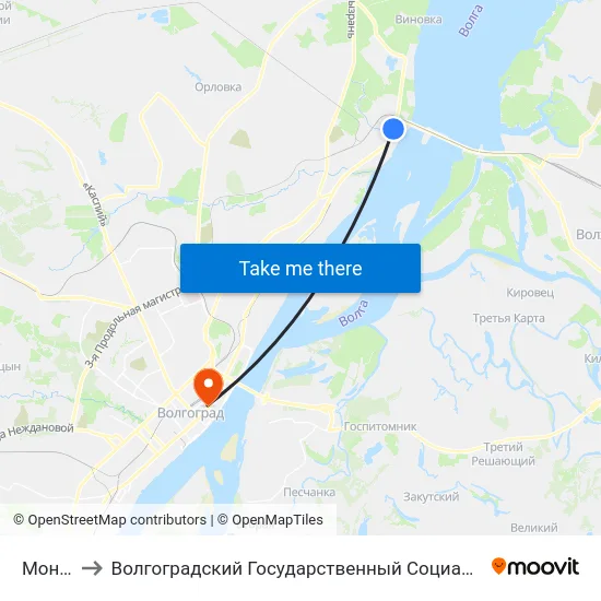 Монумент to Волгоградский Государственный Социально-Педагогический Университет map