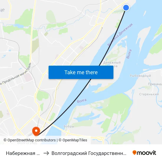 Набережная Волжской Флотилии to Волгоградский Государственный Социально-Педагогический Университет map