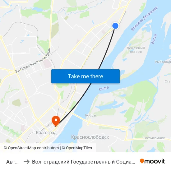 Автоцентр to Волгоградский Государственный Социально-Педагогический Университет map