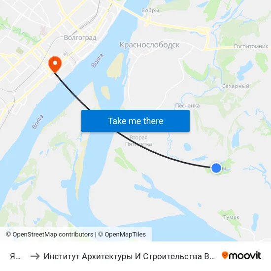 Ямы to Институт Архитектуры И Строительства Волггту map