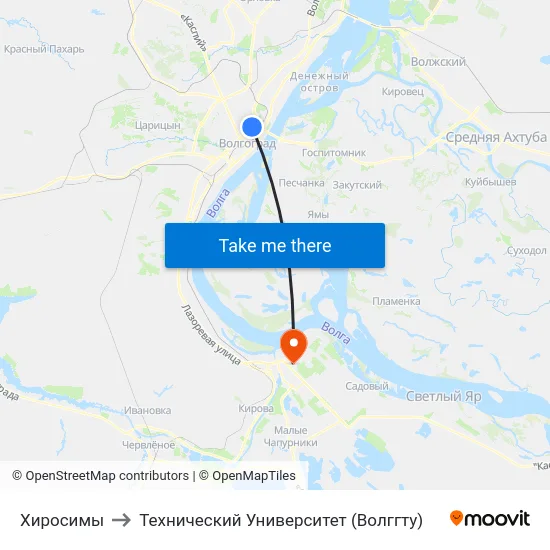 Хиросимы to Технический Университет (Волггту) map