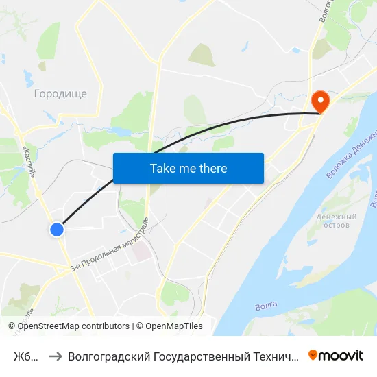 Жби (А) to Волгоградский Государственный Технический Университет map