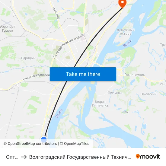 Оптика to Волгоградский Государственный Технический Университет map