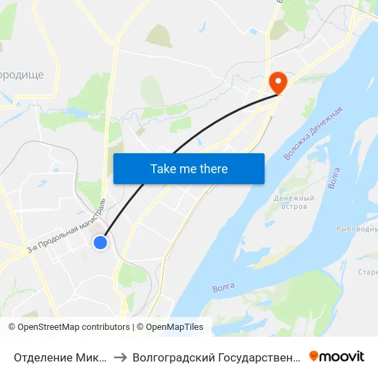 Отделение Микрохирургии Глаза to Волгоградский Государственный Технический Университет map