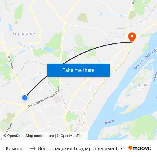 Комплекс Русь to Волгоградский Государственный Технический Университет map