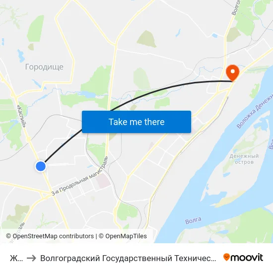 Жби to Волгоградский Государственный Технический Университет map
